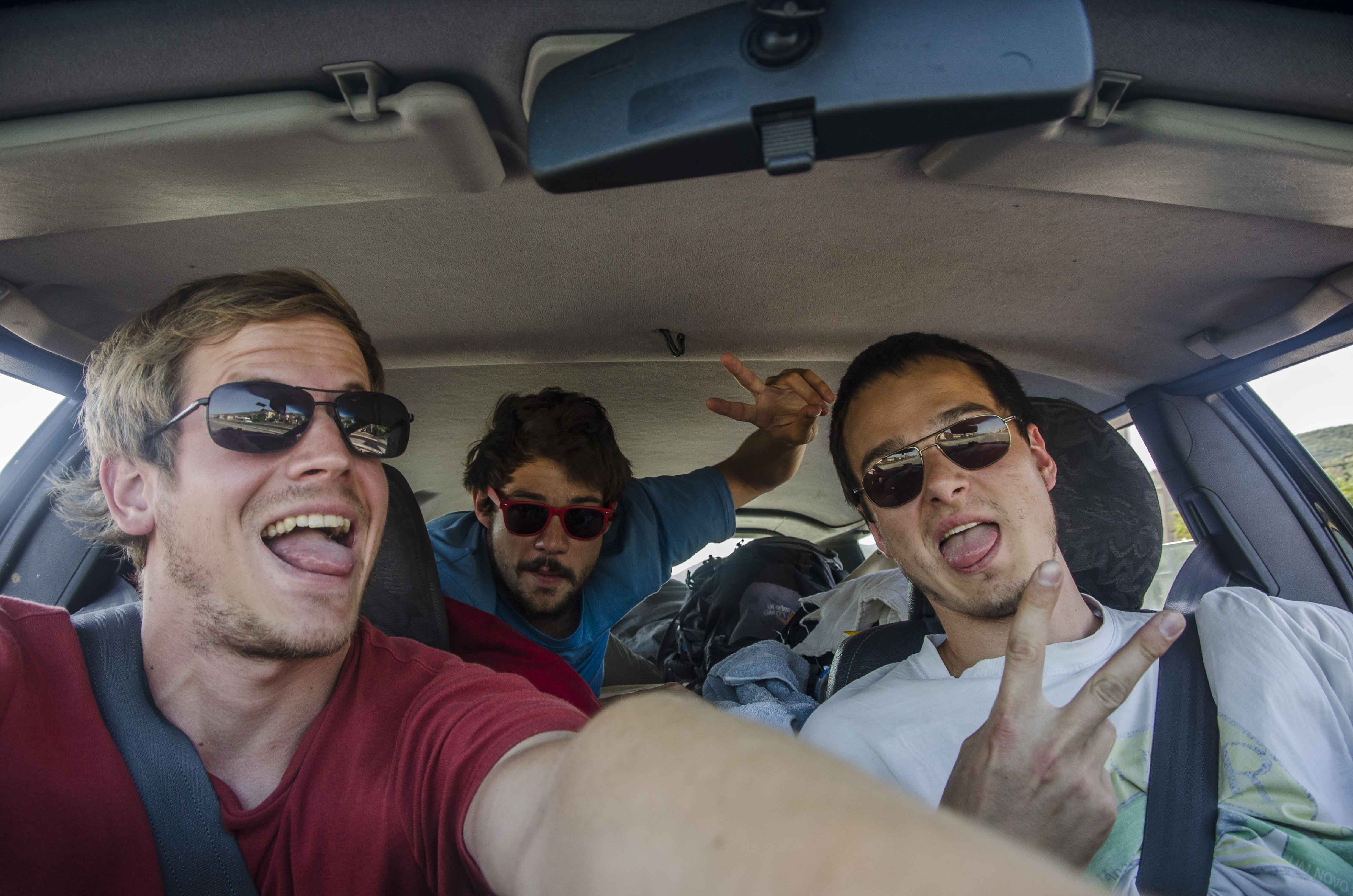 Heading to the black sea in the bed-car with Tobias and Bernt