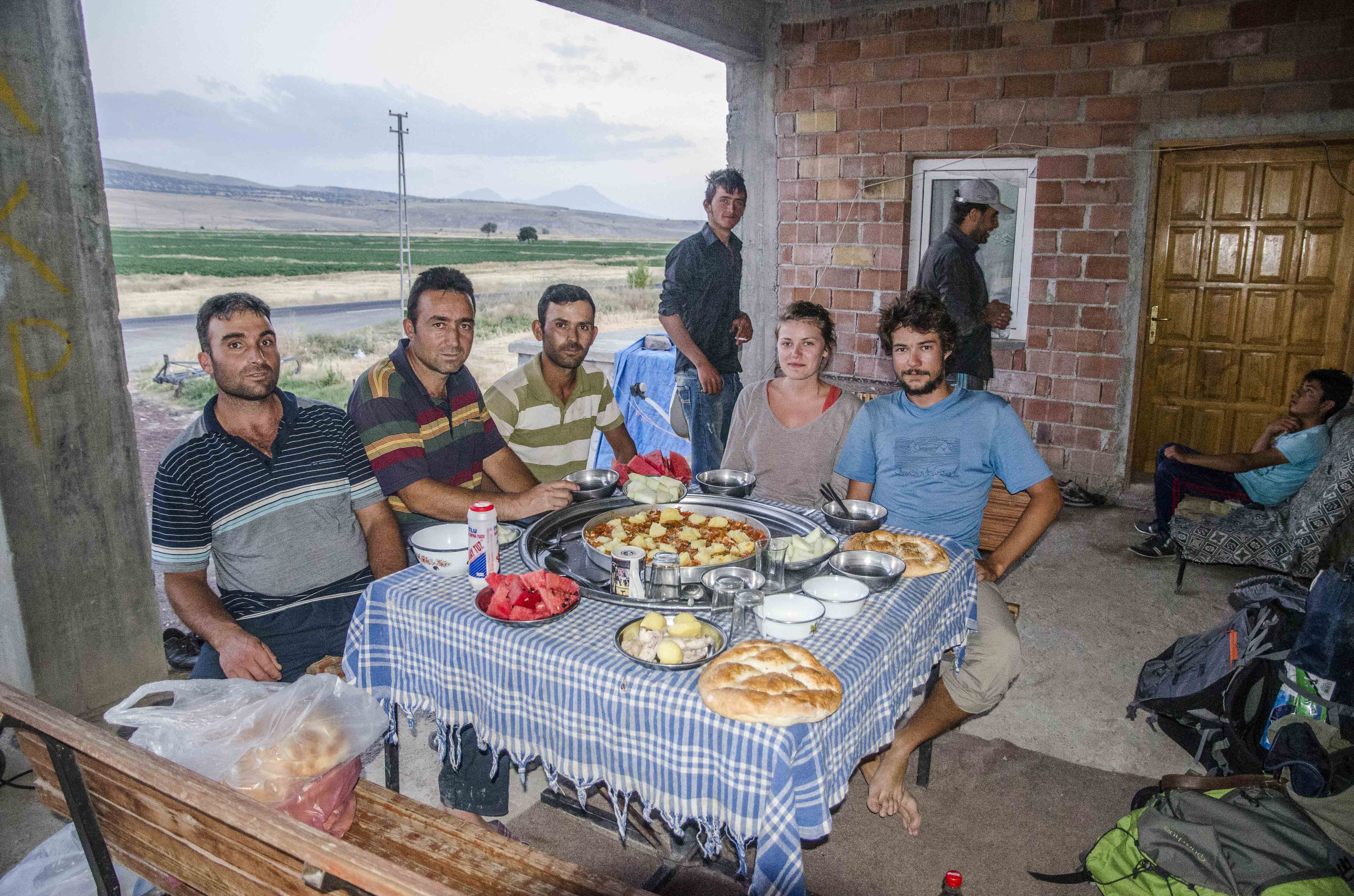 Iftar n°1 with the farmers!